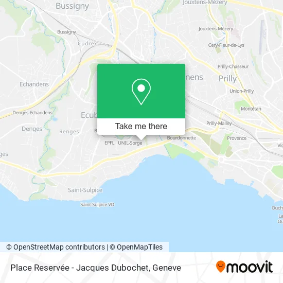 Place Reservée - Jacques Dubochet map