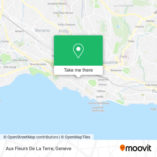 Aux Fleurs De La Terre map