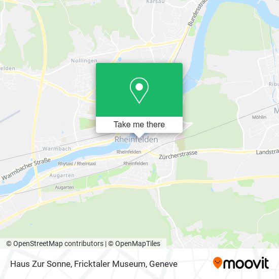 Haus Zur Sonne, Fricktaler Museum map