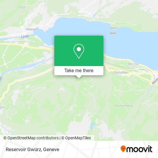 Reservoir Gwürz map