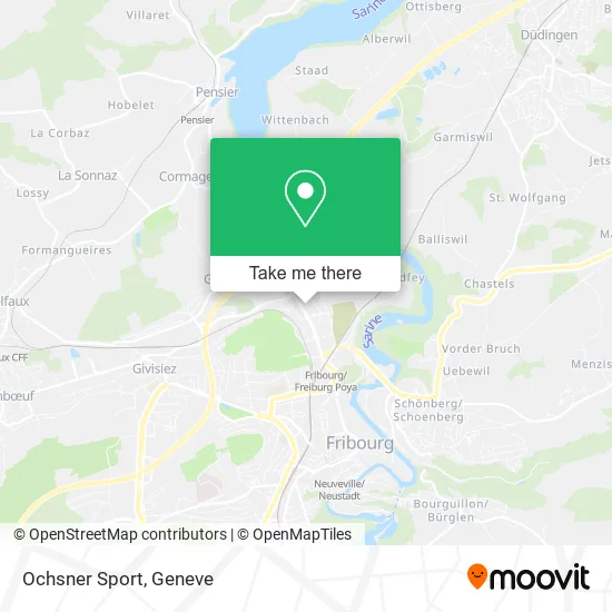 Ochsner Sport map