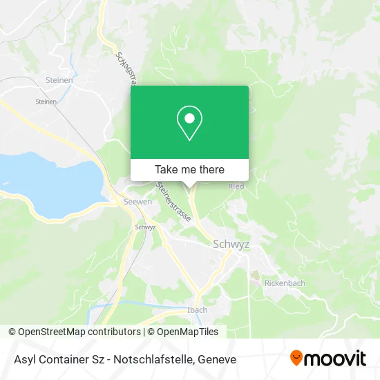 Asyl Container Sz - Notschlafstelle map