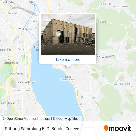 Stiftung Sammlung E. G. Bührle map