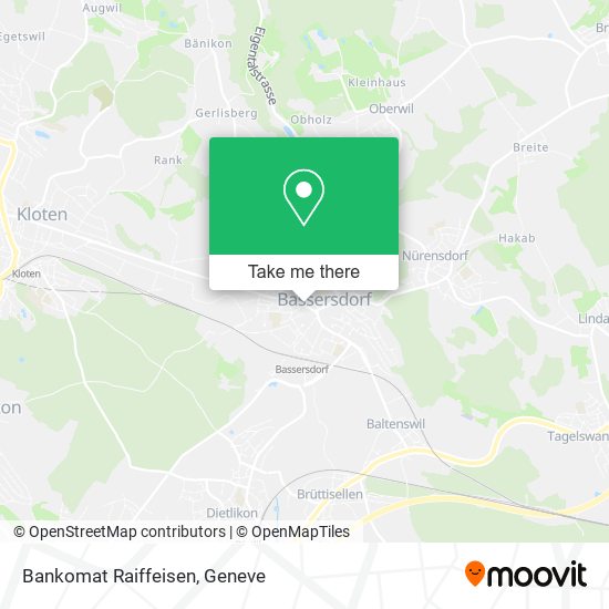 Bankomat Raiffeisen map