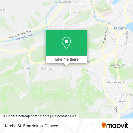 Kirche St. Franziskus map