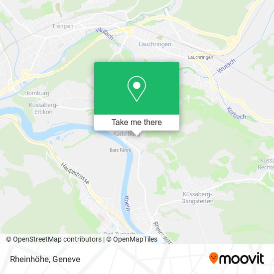 Rheinhöhe map