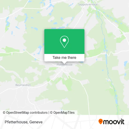 Pfetterhouse map