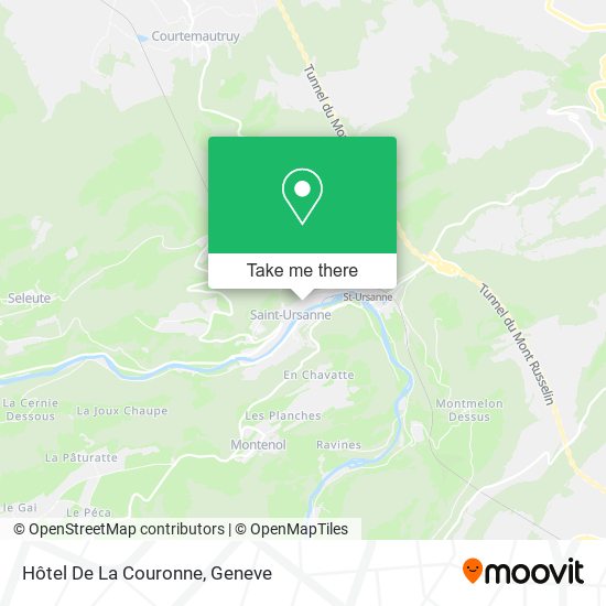 Hôtel De La Couronne map