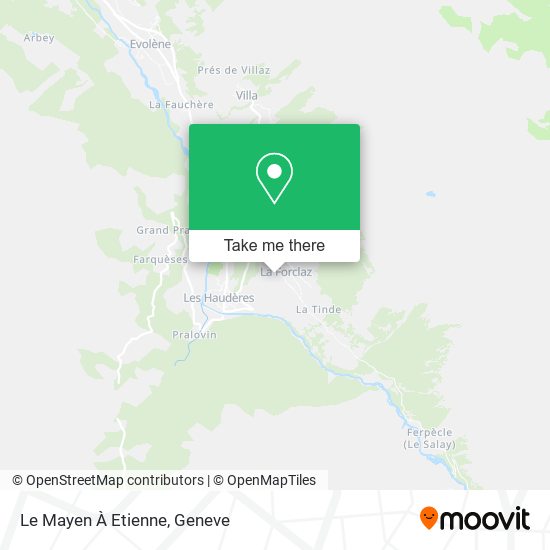 Le Mayen À Etienne map