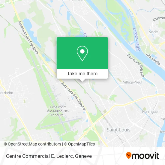 Centre Commercial E. Leclerc map