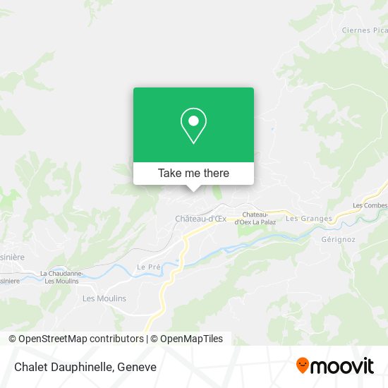 Chalet Dauphinelle map