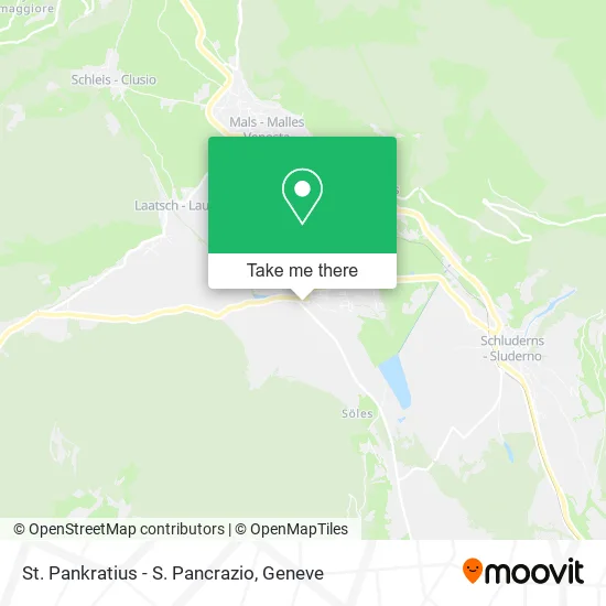 St. Pankratius - S. Pancrazio map