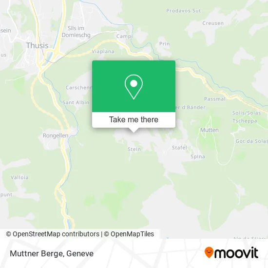 Muttner Berge map