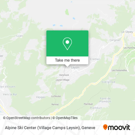 Alpine Ski Center (Village Camps Leysin) map