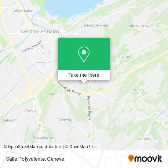 Salle Polyvalente plan
