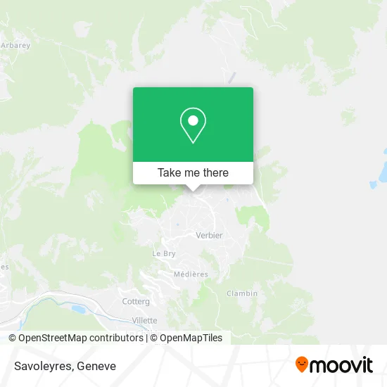Savoleyres map