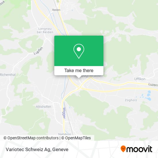 Variotec Schweiz Ag map