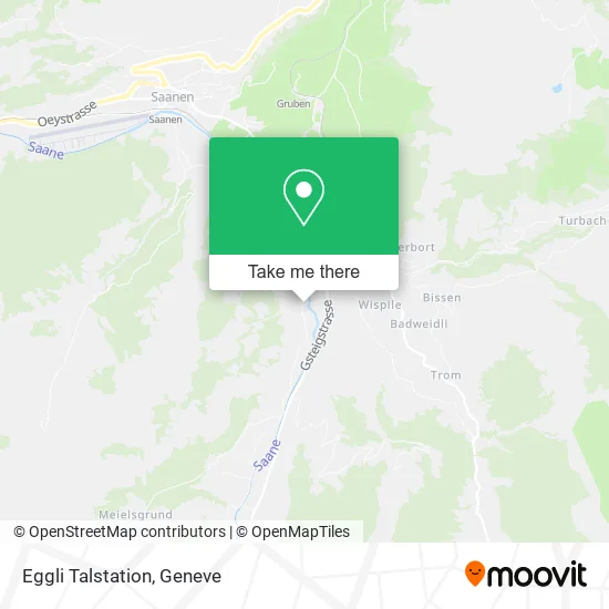 Eggli Talstation map