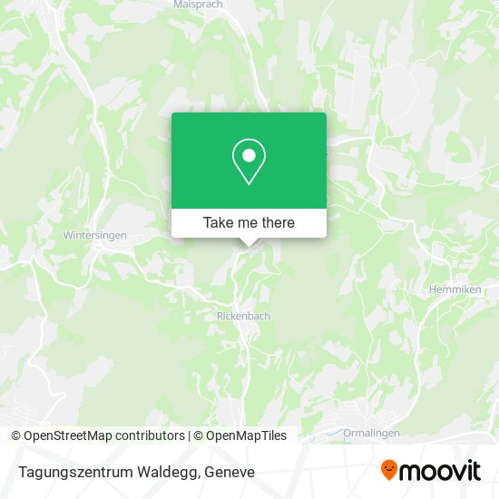 Tagungszentrum Waldegg map