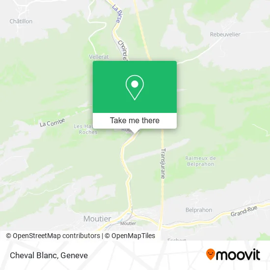 Cheval Blanc map