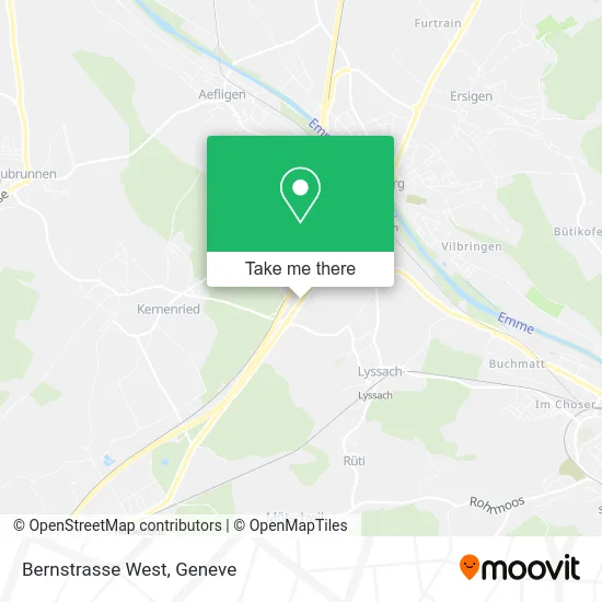 Bernstrasse West map
