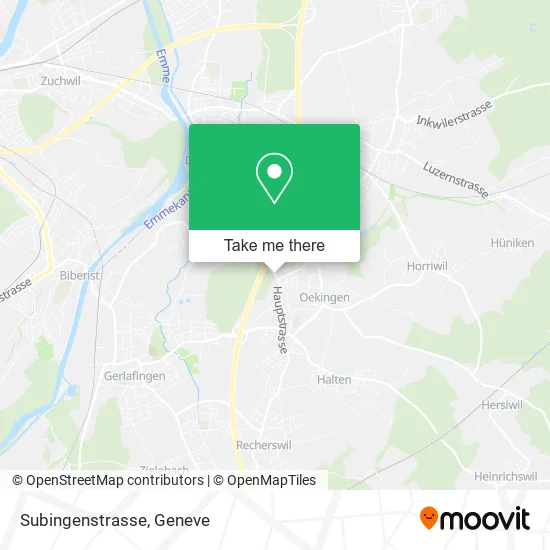 Subingenstrasse map
