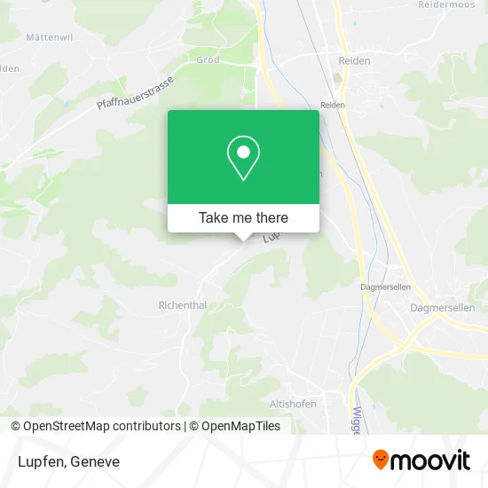 Lupfen map