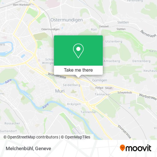 Melchenbühl map