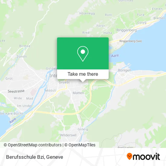 Berufsschule Bzi map