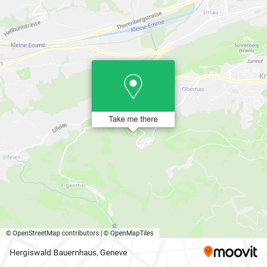 Hergiswald Bauernhaus map