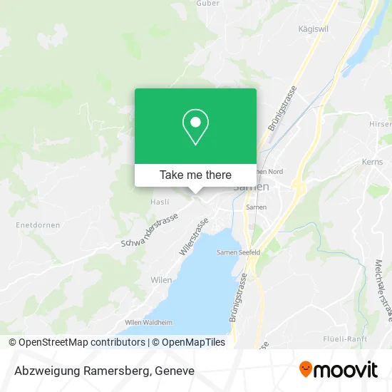 Abzweigung Ramersberg map