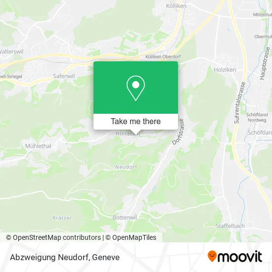 Abzweigung Neudorf map
