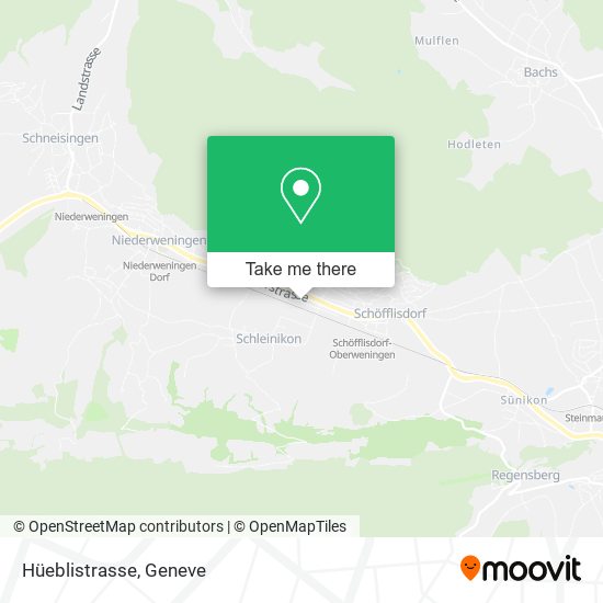 Hüeblistrasse map