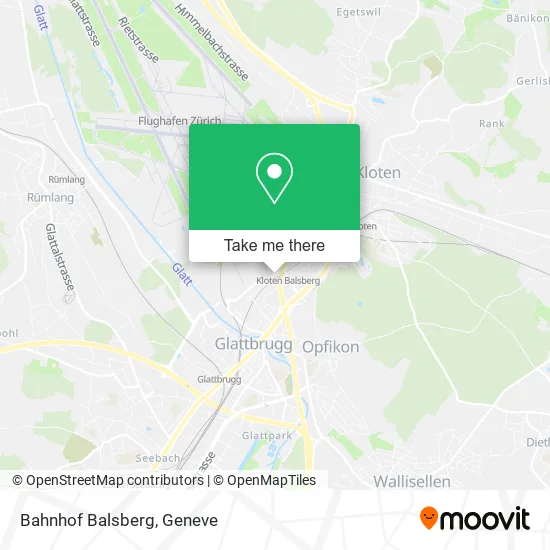 Bahnhof Balsberg map