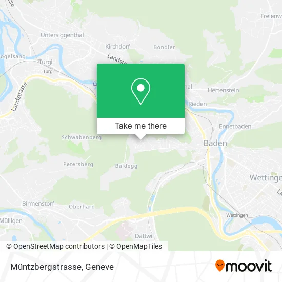 Müntzbergstrasse map