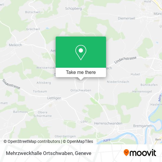 Mehrzweckhalle Ortschwaben map