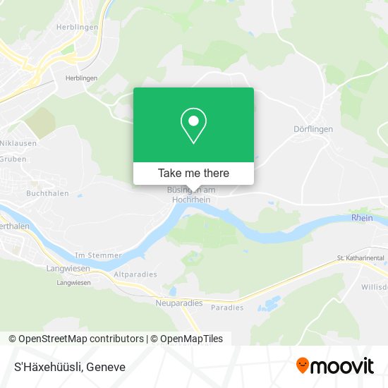 S'Häxehüüsli map