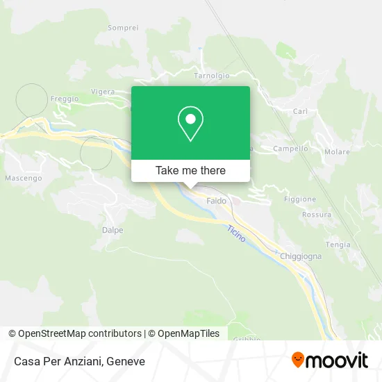 Casa Per Anziani map