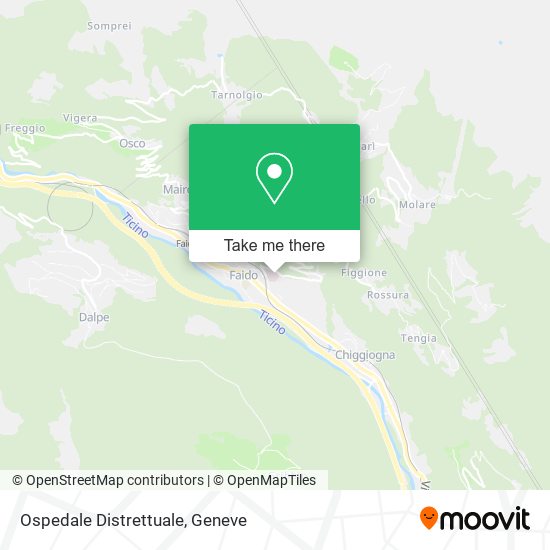 Ospedale Distrettuale map