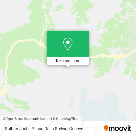 Stilfser Joch - Passo Dello Stelvio map