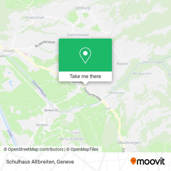 Schulhaus Altbreiten map