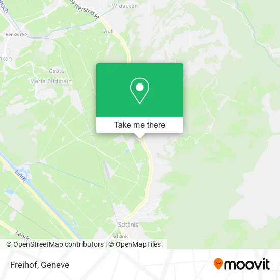 Freihof map