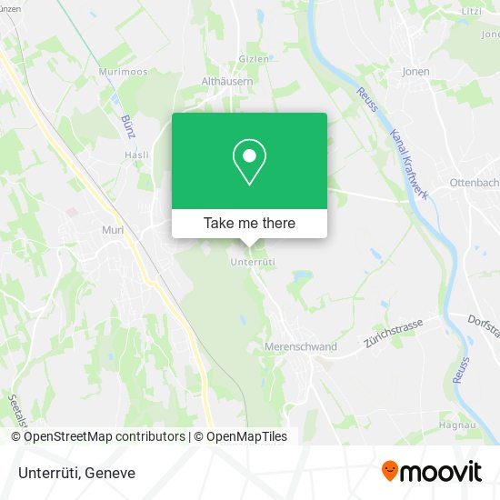 Unterrüti map