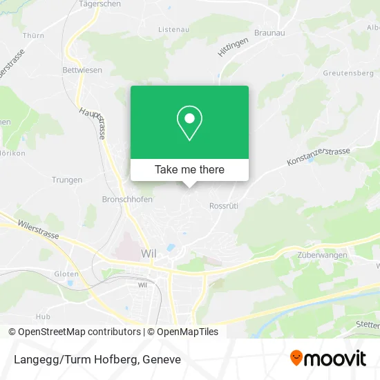 Langegg/Turm Hofberg map