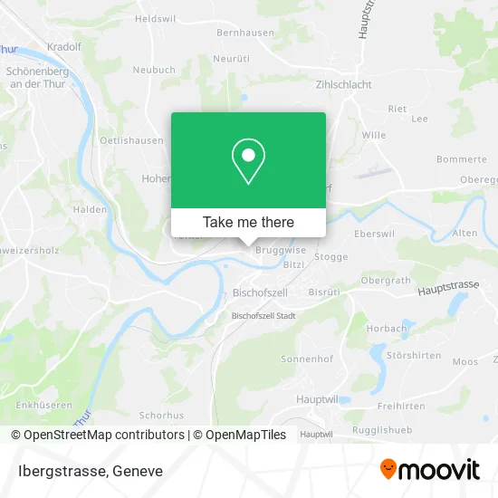 Ibergstrasse map