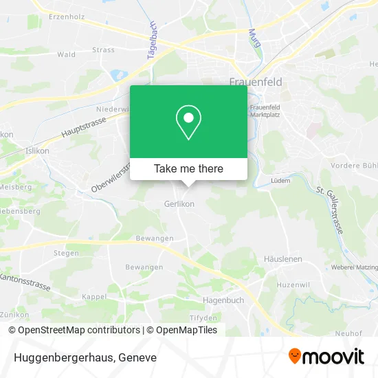 Huggenbergerhaus map