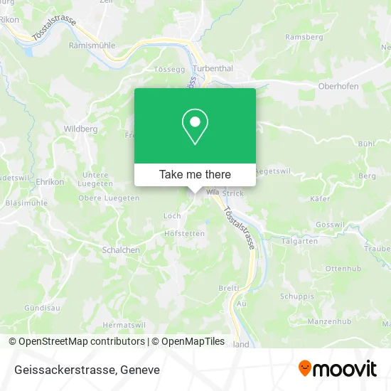 Geissackerstrasse map