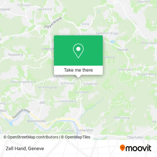 Zell Hand map