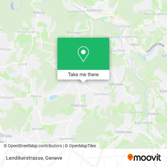 Lendikerstrasse map