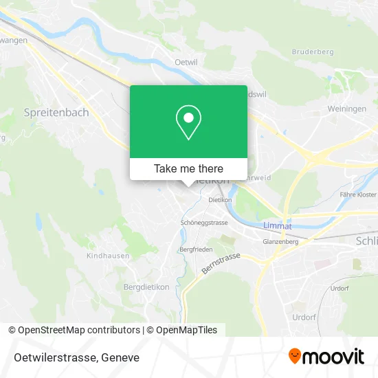 Oetwilerstrasse map
